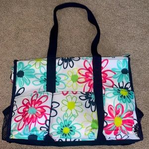 Thirty-One Zip-Top Organizing Utility Tote